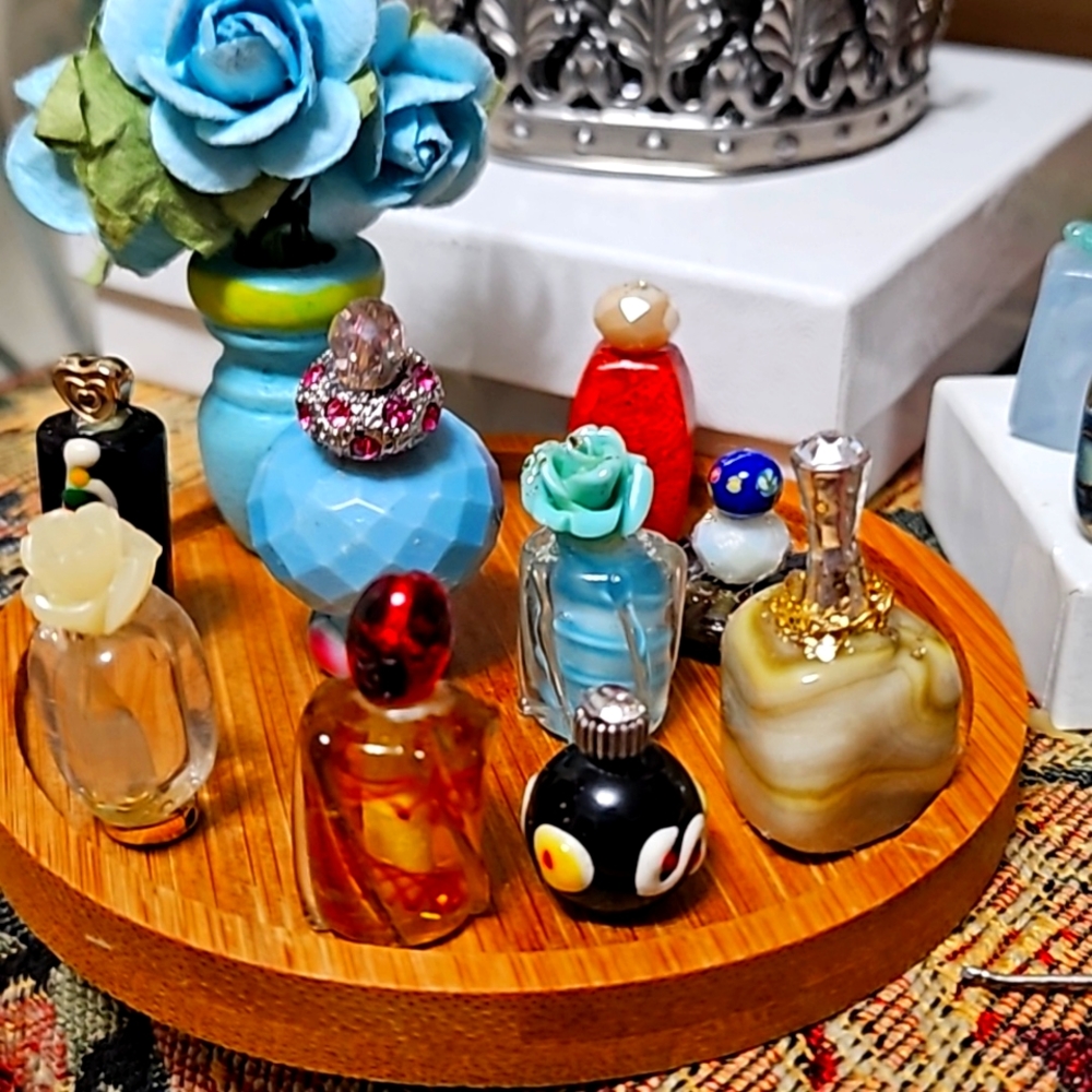 Miniature perfume bottles